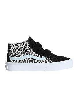 Turnschuhe Vans Sk8-Mid Leopard für Mädchen