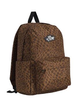 Rucksack Vans Old Skool Grom Leopard für Kinder