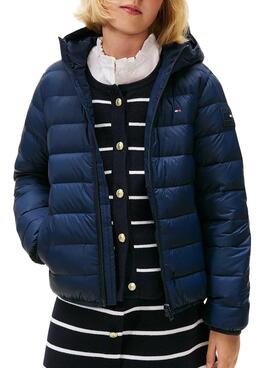 Gepolsterter Jacke von Tommy Hilfiger in Marineblau für Kinder.