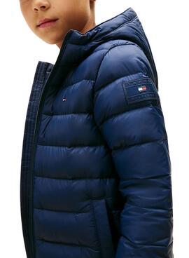 Gepolsterter Jacke von Tommy Hilfiger in Marineblau für Kinder.