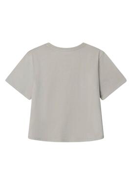 T-Shirt Pepe Jeans Amanda Logo Herz für Mädchen