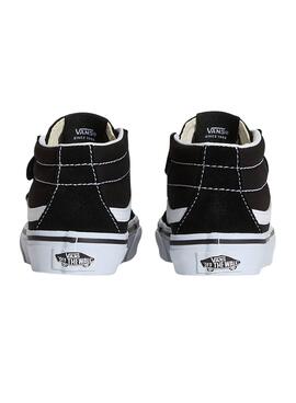 Turnschuhe Vans Sk8 Mid Schwarz für Kinder
