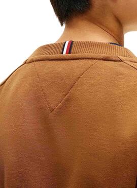 Tommy Hilfiger Varsity Kapuzenpullover in Braun für Jungen.