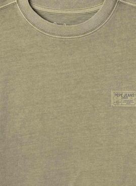 T-shirt Pepe Jeans Telmo grün für Jungen