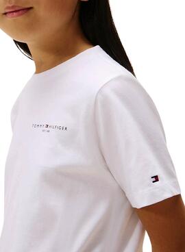 T-Shirt Tommy Hilfiger Mini Corp weiß Kinder