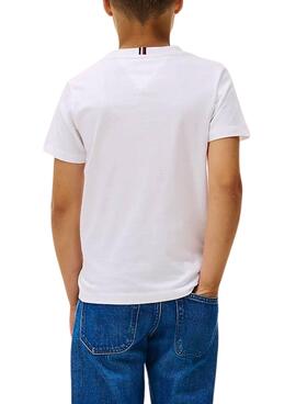 T-Shirt Tommy Hilfiger Mini Corp weiß Kinder