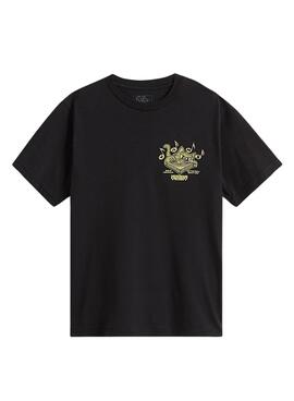 T-shirt Vans Scratched Records Schwarz für Jungen