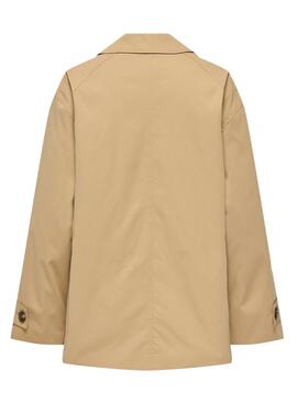 Parka Only April beige für Damen