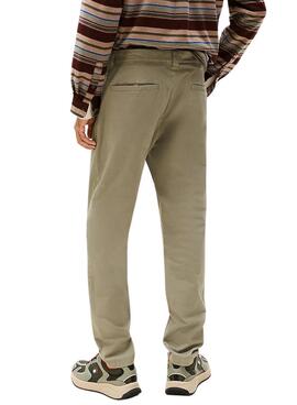 Hose Tommy Jeans Austin Chino in Grün für Herren