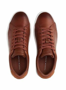 Turnschuhe Tommy Hilfiger Court braun für Herren