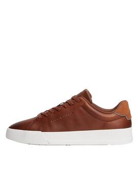 Turnschuhe Tommy Hilfiger Court braun für Herren