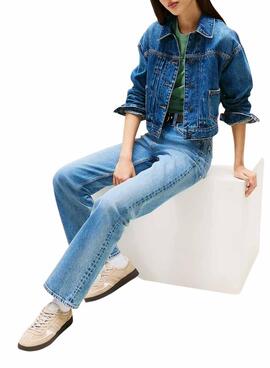 Turnschuhe Tommy Jeans Greenwich beige für Damen