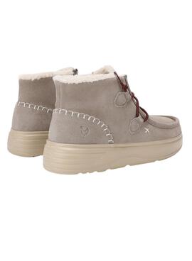Stiefel Walkin Pitas Sydney beige für Damen.