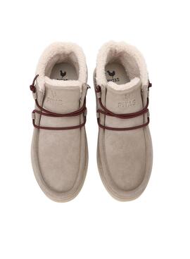 Stiefel Walkin Pitas Sydney beige für Damen.