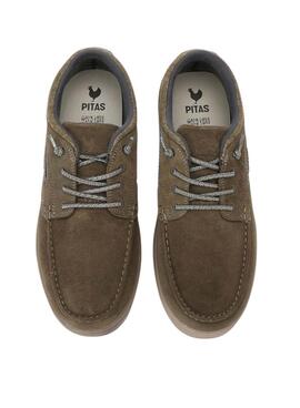 Schuhe Walkin Pitas Dakota grün für Herren