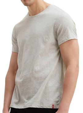 Paket Levis T-Shirts in Weiß und Grau für Herren