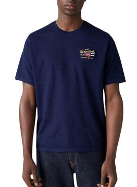 T-shirt Levi's Archiv blau für Herren