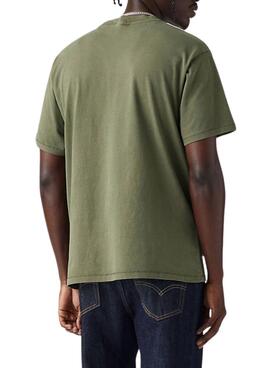 T-shirt Levis Vintage Tab grün für Herren