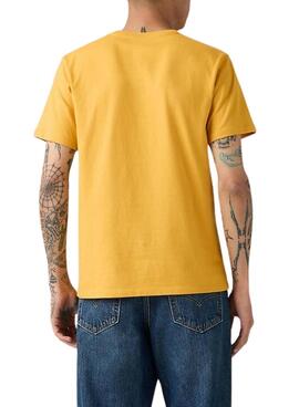 T-shirt Levis Basic Gelb für Herren