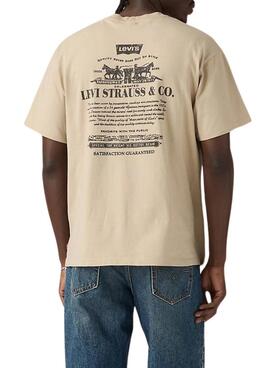 Levis Vintage T-Shirt in Beige für Herren