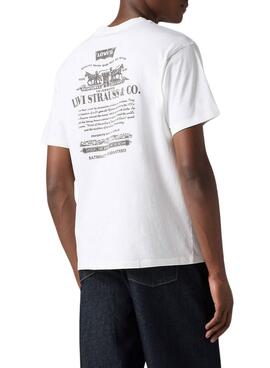 T-shirt Levis Vintage weiß für Herren.