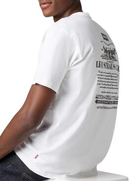 T-shirt Levis Vintage weiß für Herren.