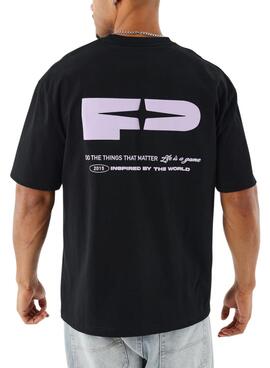 T-Shirt Project x Paris Life is a game Schwarz für Herren