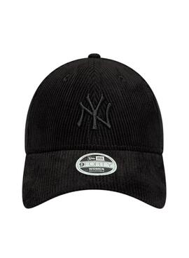 Kappe New Era League Cord 9FORTY Schwarz für Damen