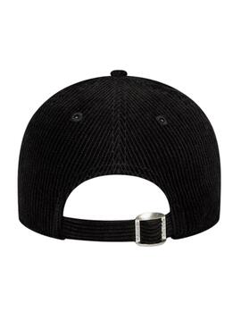 Kappe New Era League Cord 9FORTY Schwarz für Damen
