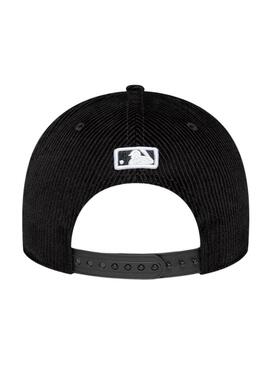 Cap New Era Cord Yankees schwarz für Damen.