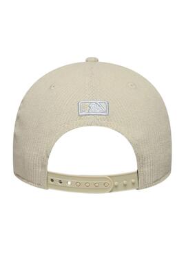 Mütze New Era Cord beige LA für Damen