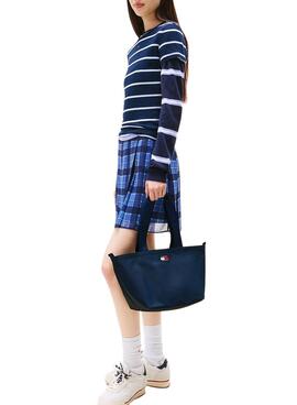 Handtasche Tommy Jeans Mini Tote in Marineblau für Damen