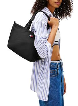 Handtasche Tommy Jeans Mini Tote in Schwarz für Damen
