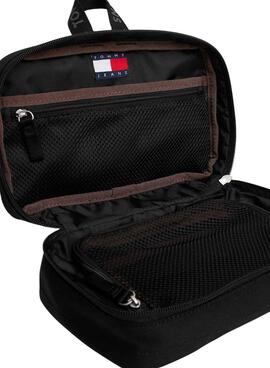Kosmetiktasche Tommy Jeans Daily Nylon Schwarz.