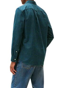 Hemd Tommy Hilfiger Oxford Tartan Grün für Herren