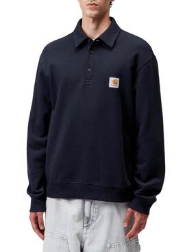 Sweatshirt Carhartt Polo in Marineblau für Herren