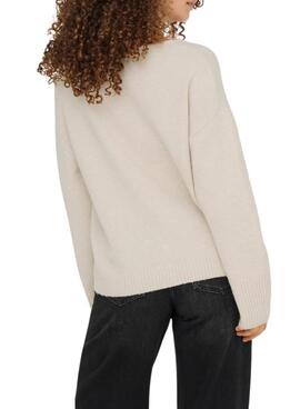 Pullover Only Whitney in Beige für Damen.