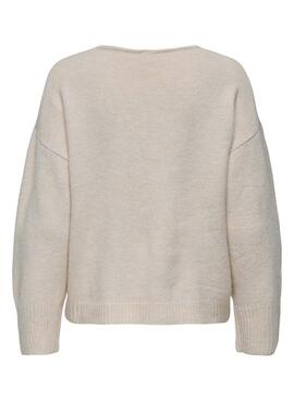 Pullover Only Whitney in Beige für Damen.
