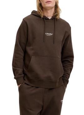 Sweatshirt Jack and Jones Soho braun für Herren