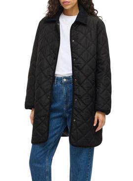 Parka Vila Viquila schwarz für Damen