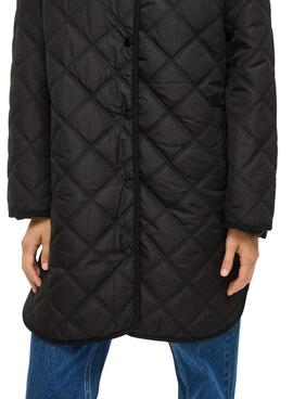 Parka Vila Viquila schwarz für Damen