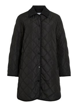 Parka Vila Viquila schwarz für Damen