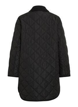 Parka Vila Viquila schwarz für Damen