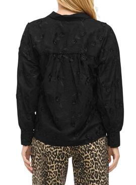 Bluse Vila Visimone schwarz für Damen