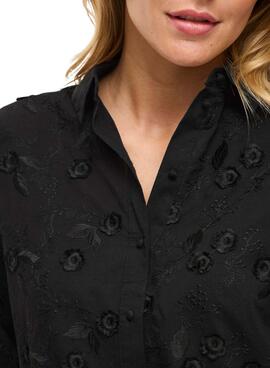 Bluse Vila Visimone schwarz für Damen