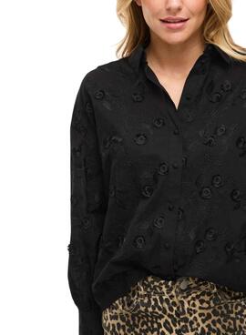 Bluse Vila Visimone schwarz für Damen
