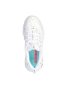Skechers D Lites Sneaker in Weiß für Damen