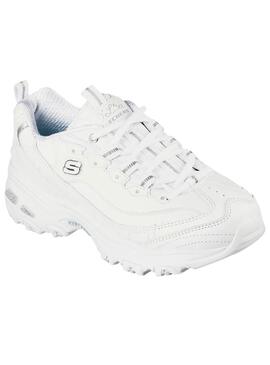 Skechers D Lites Sneaker in Weiß für Damen