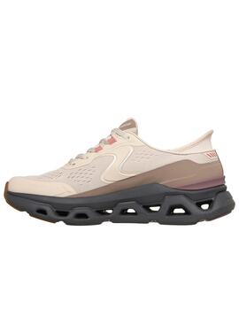 Skechers Glide Step rosa Turnschuhe für Damen.