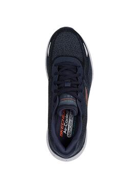 Skechers Edgeride wasserdichte Sneaker in Blau für Herren.